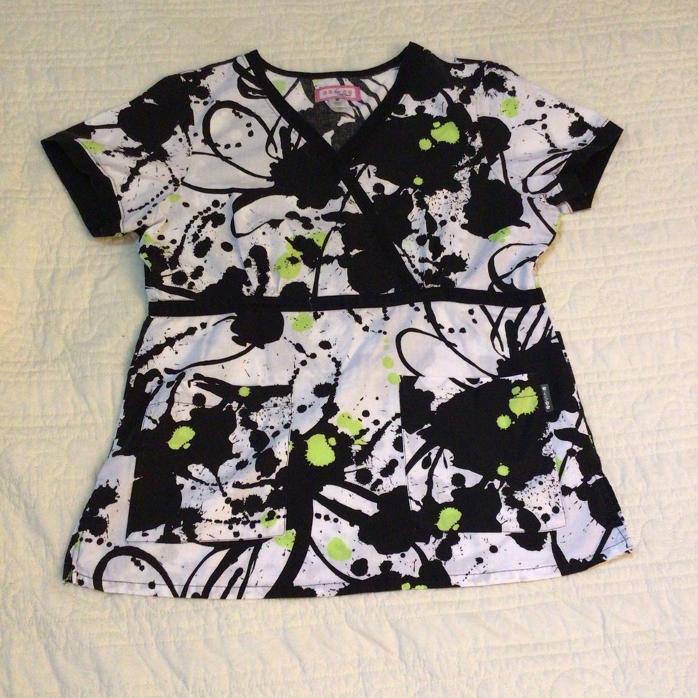 Koi Scrub Top